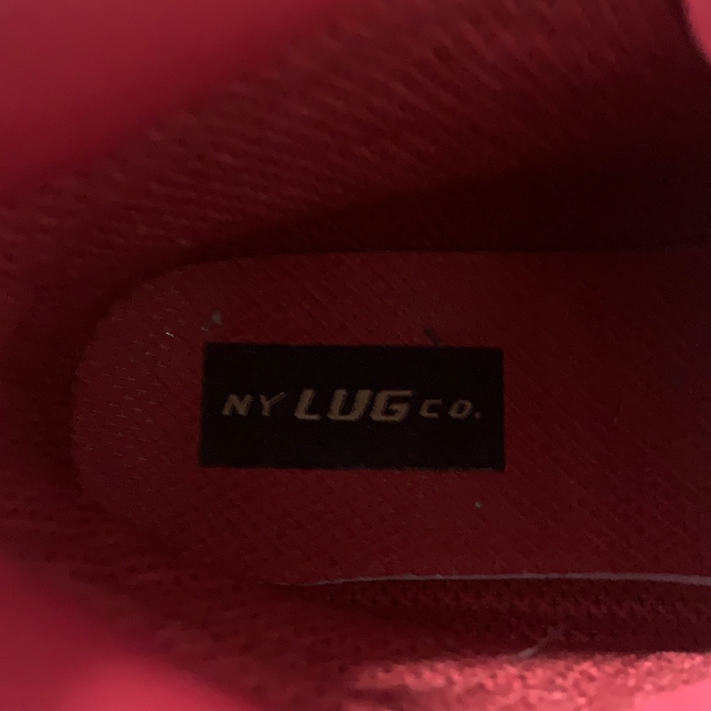 Lug Red Combat Boots - Picture 4 of 8